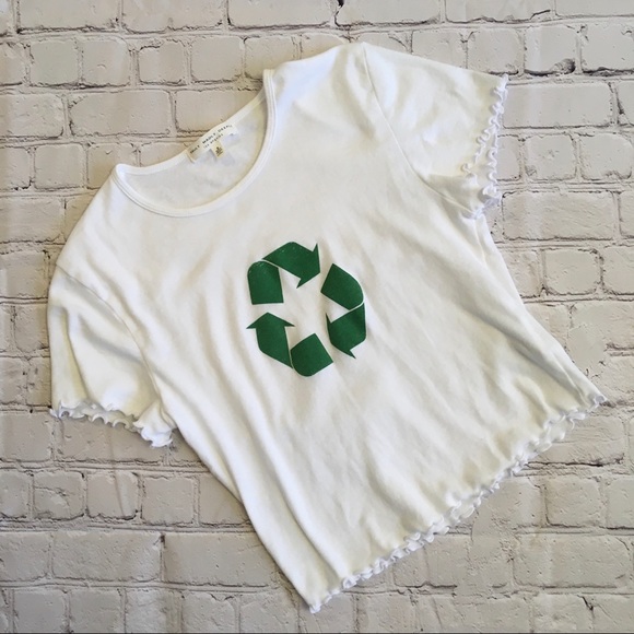 Urban Outfitters Tops - Urban Outfitters  Recycling Crop Top Size Small